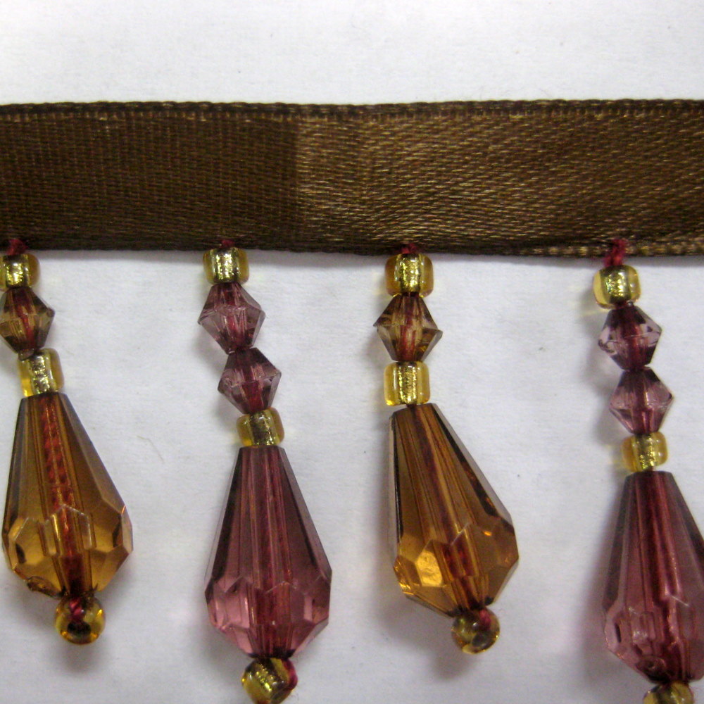 GLASS BEADED FRINGE GLASS BEADED FRINGE